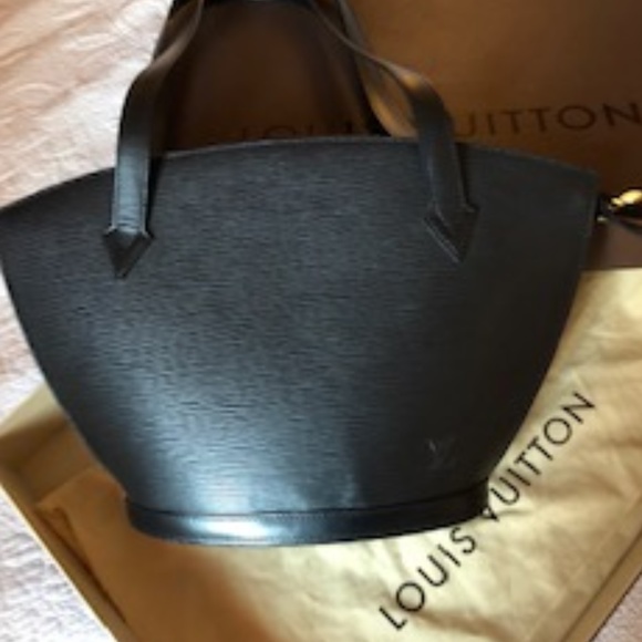 Bag Louis Vuitton Epi Saint Jacques Black